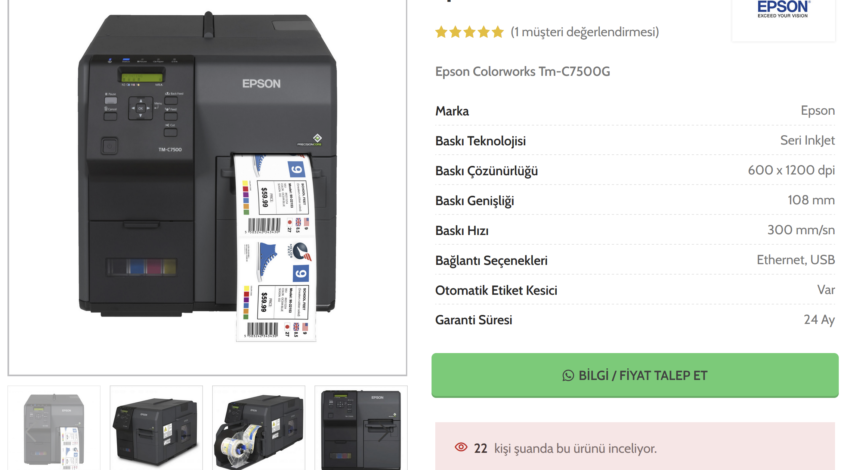 Epson c7500g